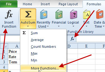 Excel Discover New Functions Using The Fx Button Excel Articles